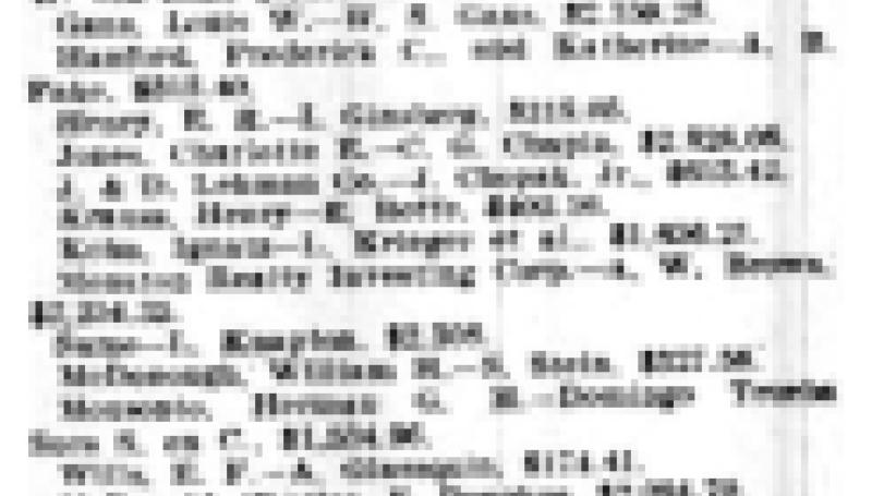Preview of New York County Judgments (Dec. 19, 1913) article