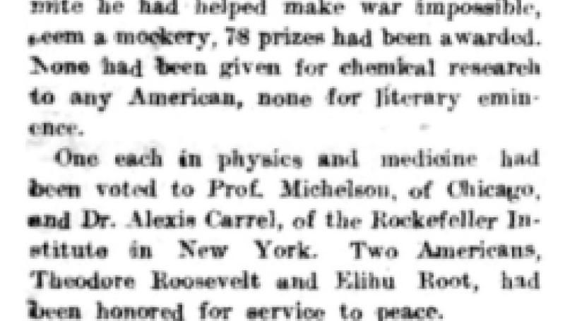 Preview of The Nobel Prizes article