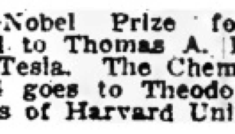 Preview of Science and Discovery - Nobel Prize for Physics article