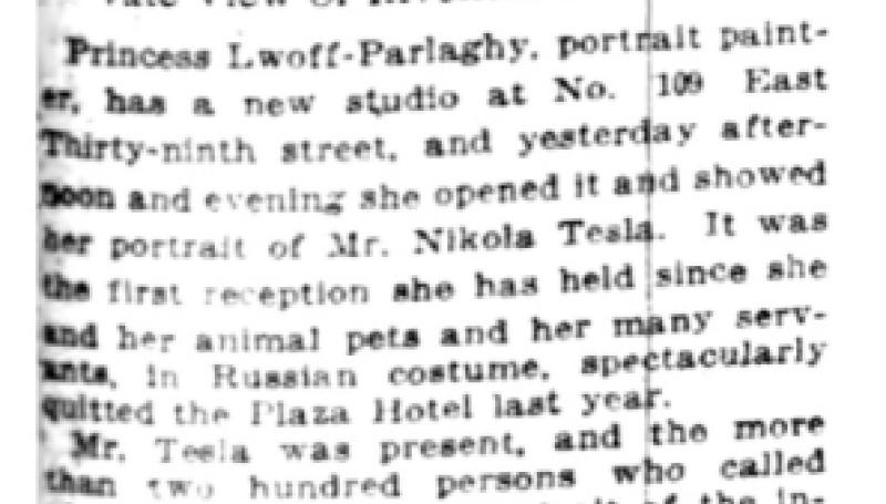 Preview of Princess Shows Tesla Portrait article