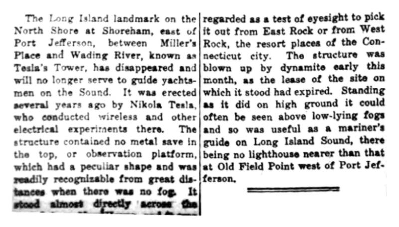Preview of Tesla's Tower Disappeared article