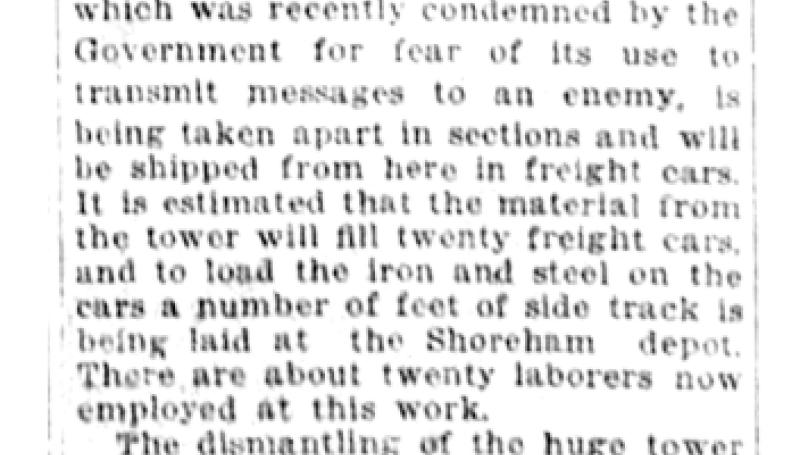 Preview of Removing Tesla Tower article