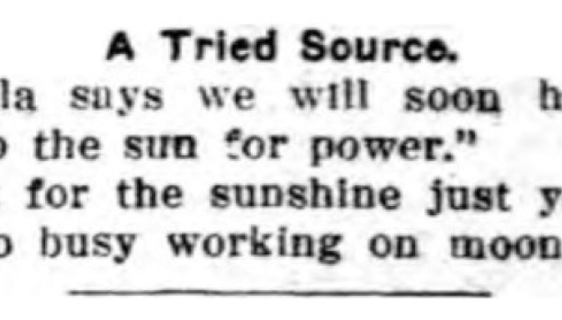 Preview of A Tried Source article