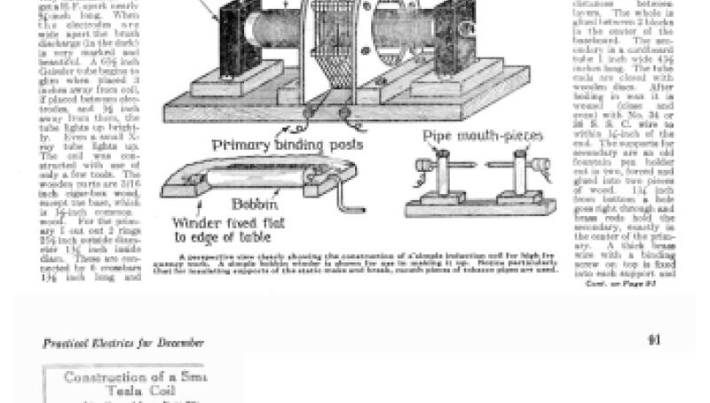 Preview of Construction of a Small Tesla Coil article