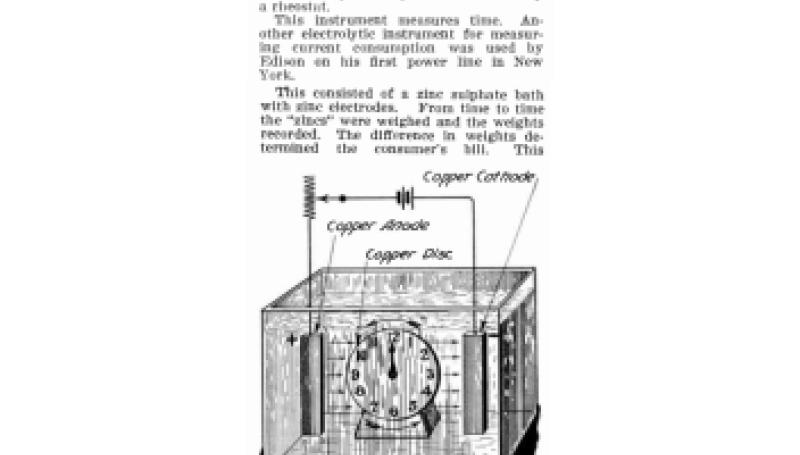 Preview of Tesla's Electrolytic Clock article