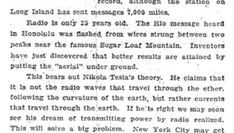 Preview of Power Transmission by Air Not a Dream article