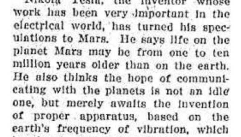 Preview of Tesla Turns to Mars (reprint 2) article