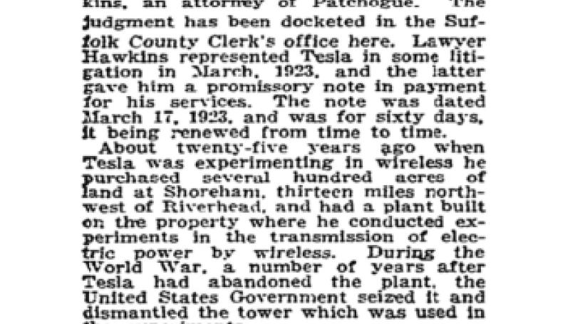 Preview of Tesla Judgement Filed article