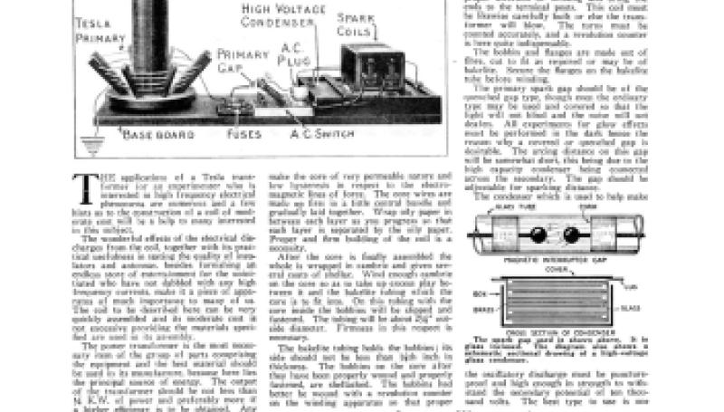 Preview of A Practical Tesla Coil article