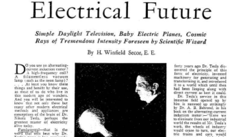 Preview of Tesla Maps Our Electrical Future article