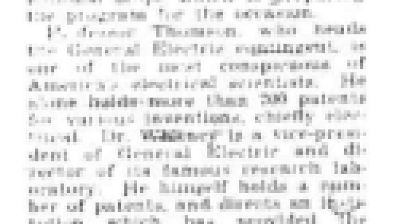 Preview of 4 Scientists of G. E. Included With Notables article