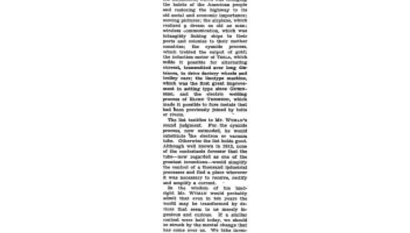 Preview of Inventions in Retrospect article