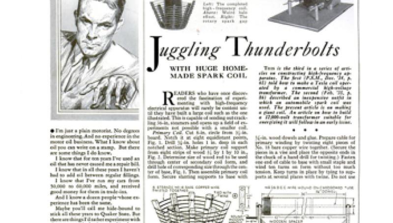 Preview of Juggling Thunderbolts - With Huge Homemade Spark Coil article