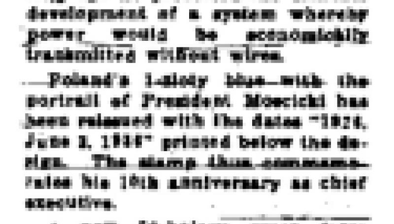 Preview of Stamps in the News (July, 7, 1936) (reprint) article