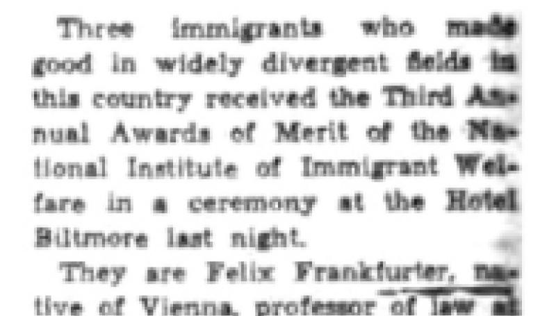 Preview of 3 Immigrants Receive Awards article