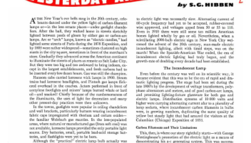 Preview of Light Yesterday and Tomorrow article