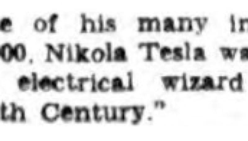 Preview of The Electrical Wizard of the Nineteenth Century article