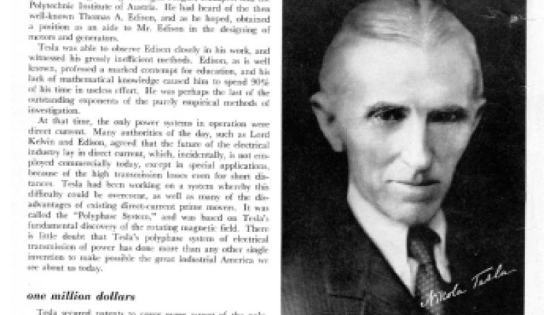 Preview of Dr. Nikola Tesla (Early Leland Anderson article) article