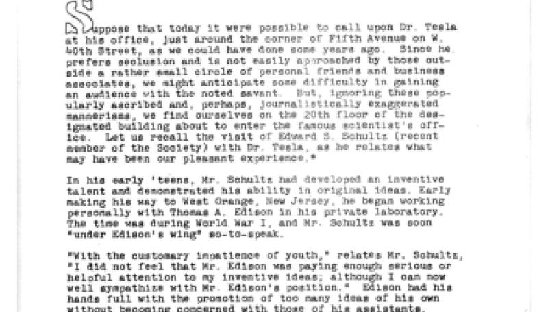 Preview of The Teslian - Vol. I, No. 6 article