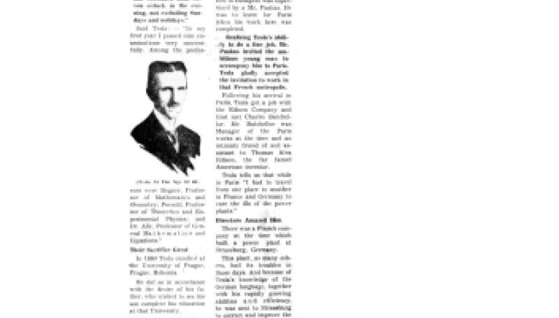 Preview of Nikola Tesla - Great Benefactor of Mankind article