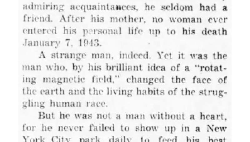 Preview of Strange Man article