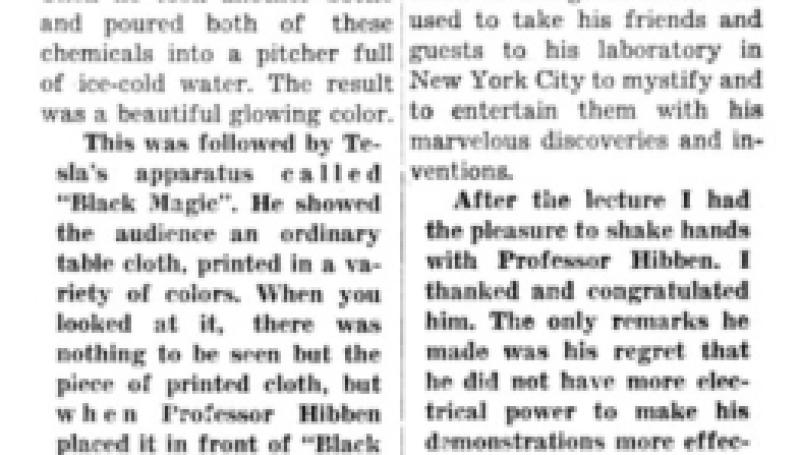 Preview of A.I.E.E. Salutes Nikola Tesla article