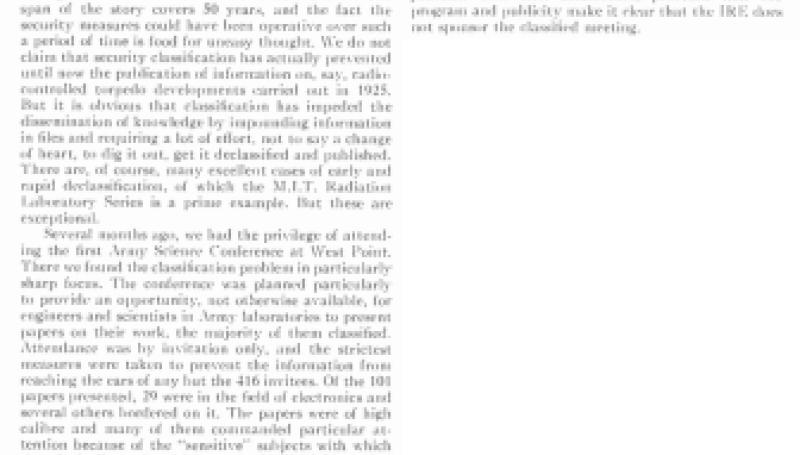 Preview of Poles and Zeroes - Declassified article