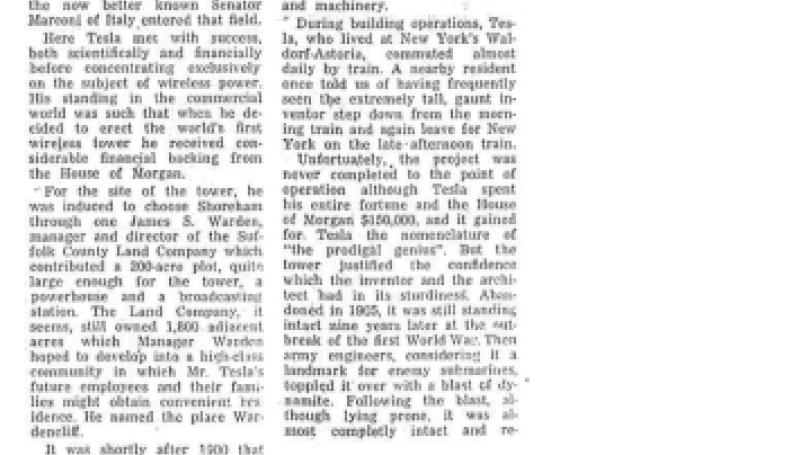 Preview of Historic Long Island article