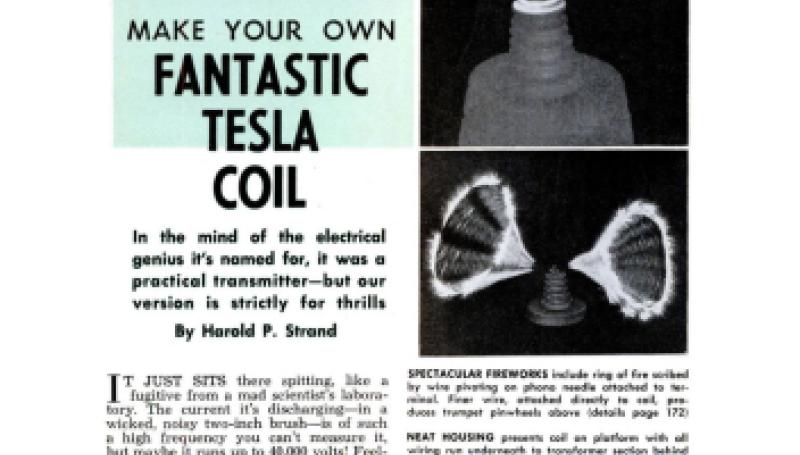 Preview of Make Your Own Fantastic Tesla Coil article