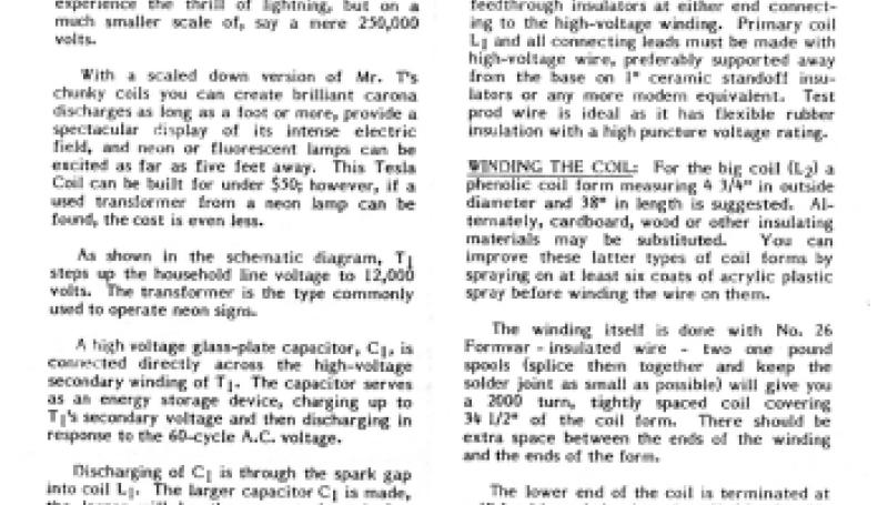 Preview of Megavolts for Millibucks article