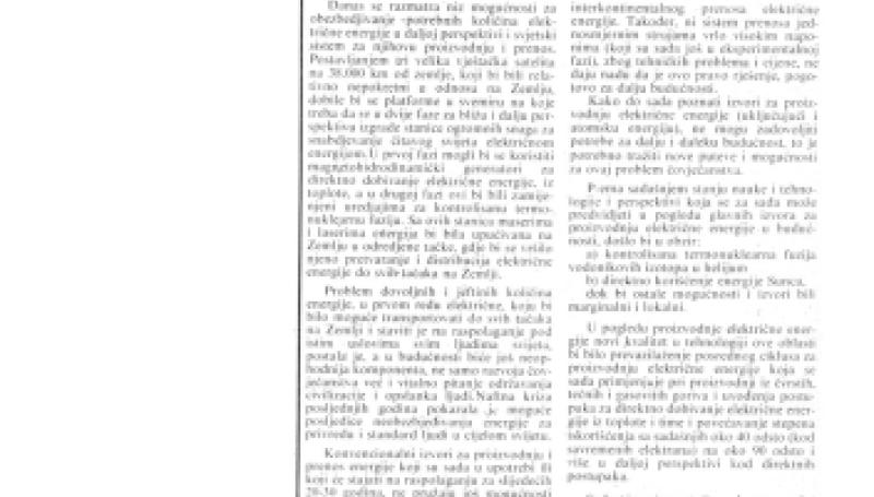 Preview of Energy for the Whole World article