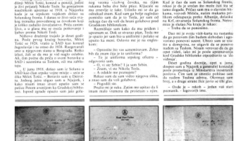 Preview of My Friend Nikola Tesla article