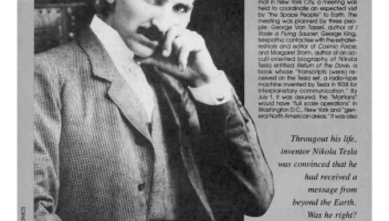 Preview of Nikola Tesla: Interplanetary Communicator? article