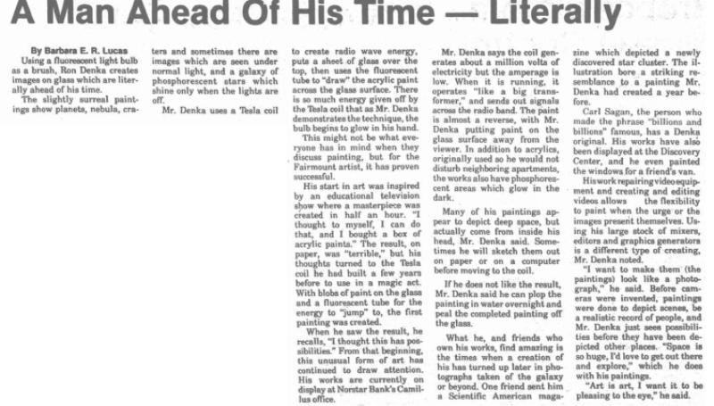 Preview of A Man Ahead of His Time - Literally article