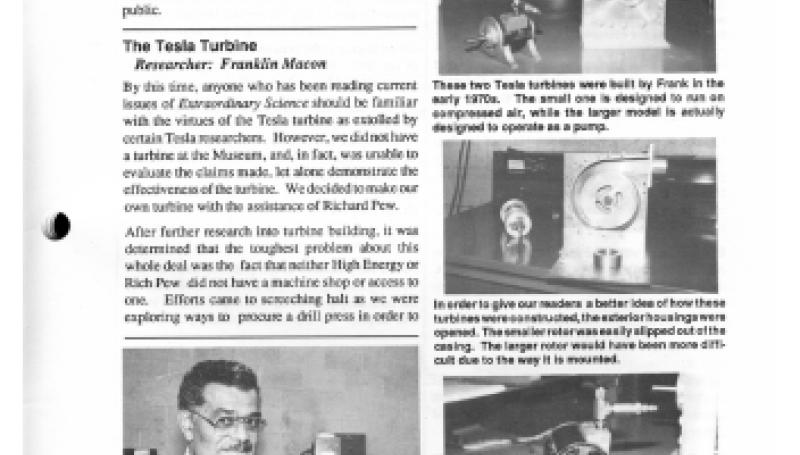 Preview of Ongoing Projects at the Nikola Tesla Museum of Science & Industry (Jan. 1991) article