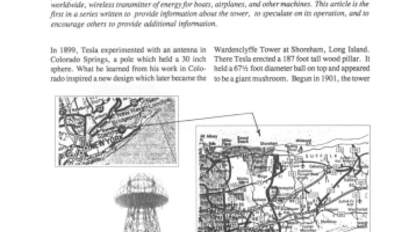 Preview of Tesla's Tower - Wardenclyffe article
