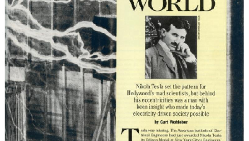 Preview of Nikola Tesla: The Work of the World article