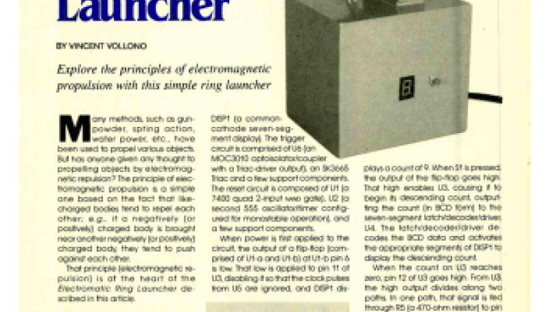 Preview of The Electromagnetic Ring Launcher article