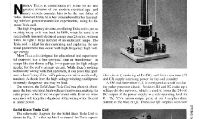 Preview of Hybrid Tesla Coil - Solid-State with Spark Gap article