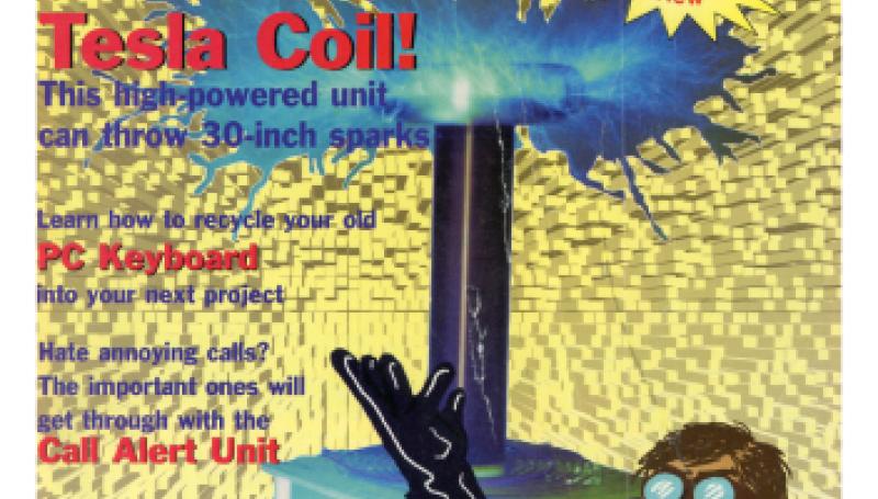 Preview of Tesla Coil! - High-Powered Unit Throws 30-inch Sparks article