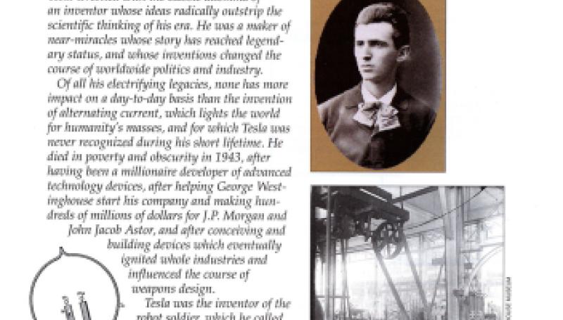 Preview of Tesla - Scientific Visionary article