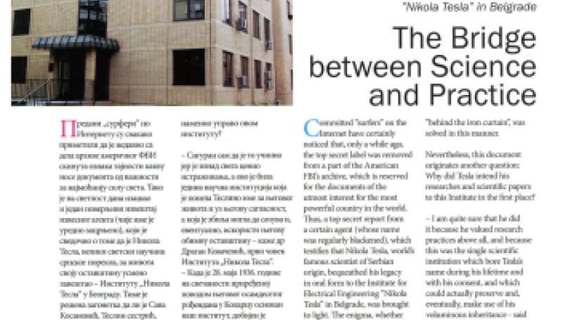 Preview of The Bridge between Science and Practice article