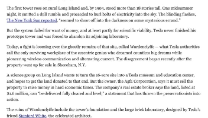 Preview of A Battle to Preserve a Visionary’s Bold Failure article