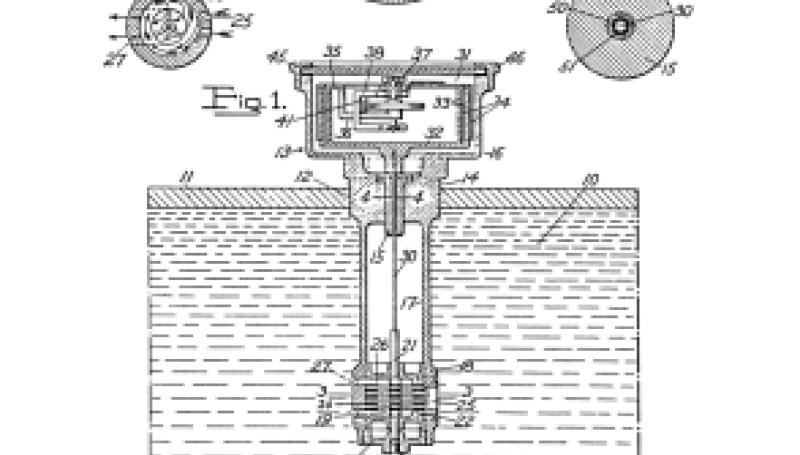 Nikola Tesla U.S. Patent 1,365,547 - Flow-Meter - Image 1