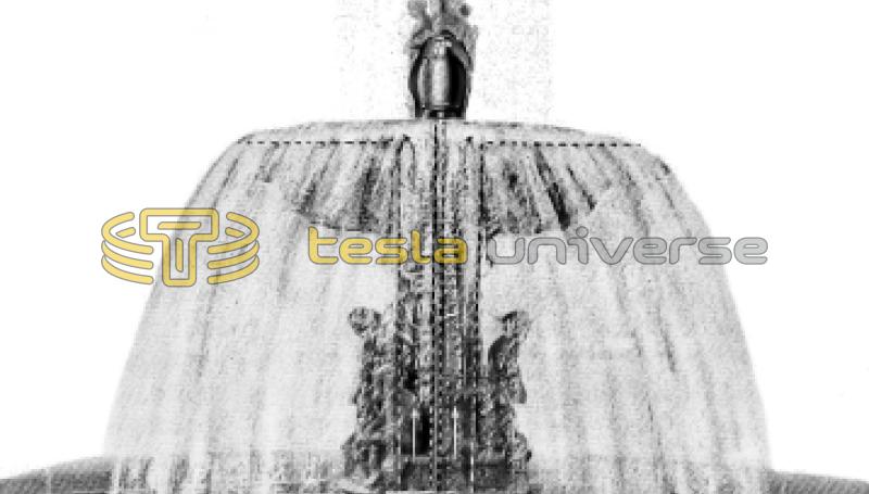 Nikola Tesla's fountain designed for Tiffany's department store