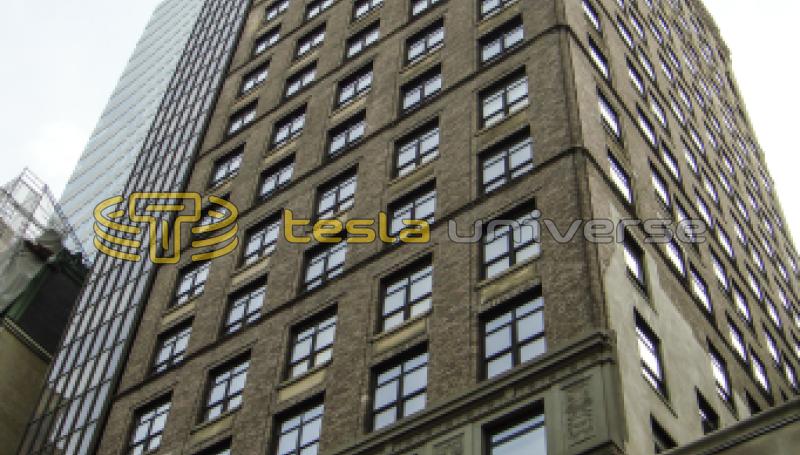 The building at 8W 40th St. where Tesla once had an office