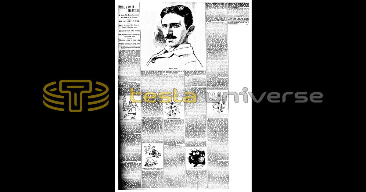 Tesla, a Man of the Future - Nikola Tesla Article