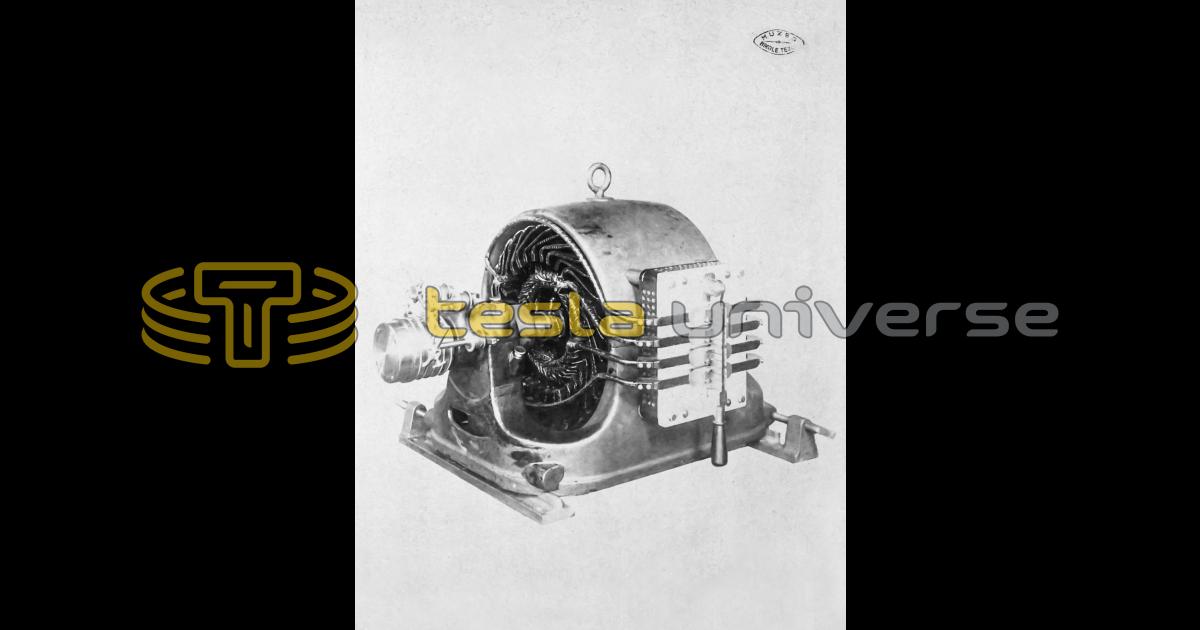 Tesla 50HP two-phase alternating current motor
