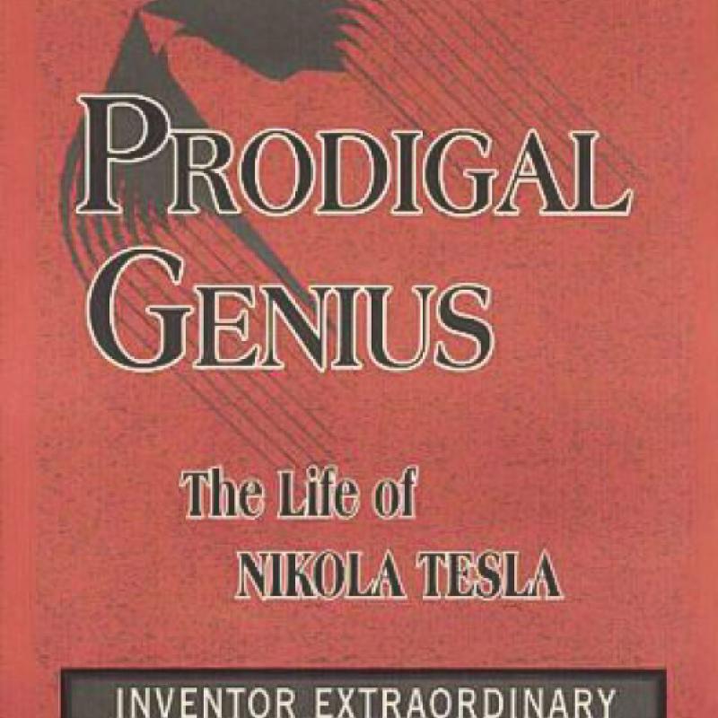 An early cover of "Prodigal Genius: The Life of Nikola Tesla" by John J. O'Neill