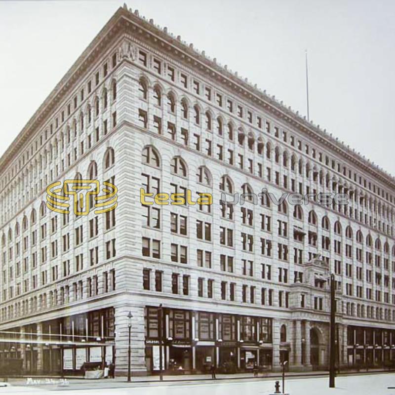The Ellicott Square Building in Buffalo, New York where Tesla lectured